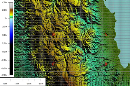 Digital Terrain Model of Aita ELA, Bougainville